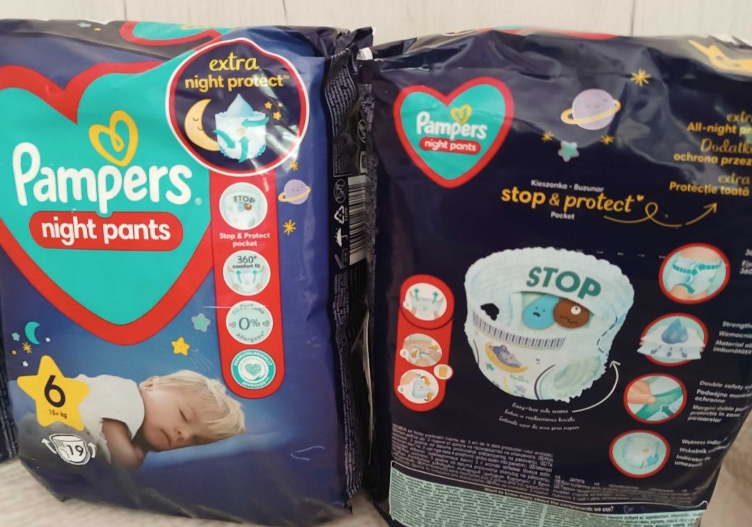Нічні трусики Pampers night pants 4