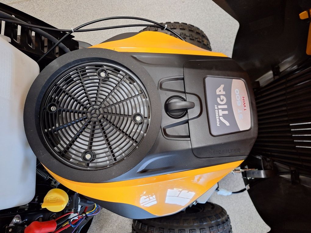 NAJNOWSZY MODEL Traktorek Kosiarka STIGA 798W 2 Cylindry KOSZ