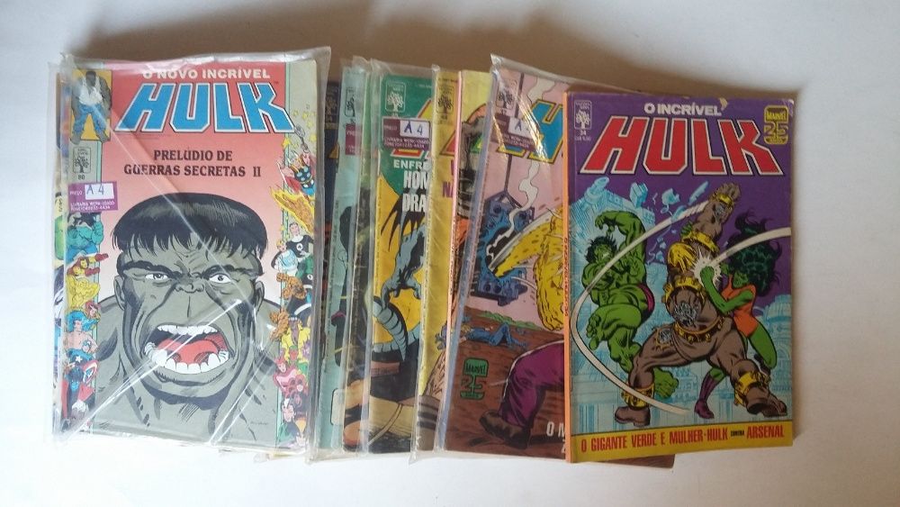 BD-Marvel DC Capitão América, Incrivel Hulk,X-Men,Wolverine,etc