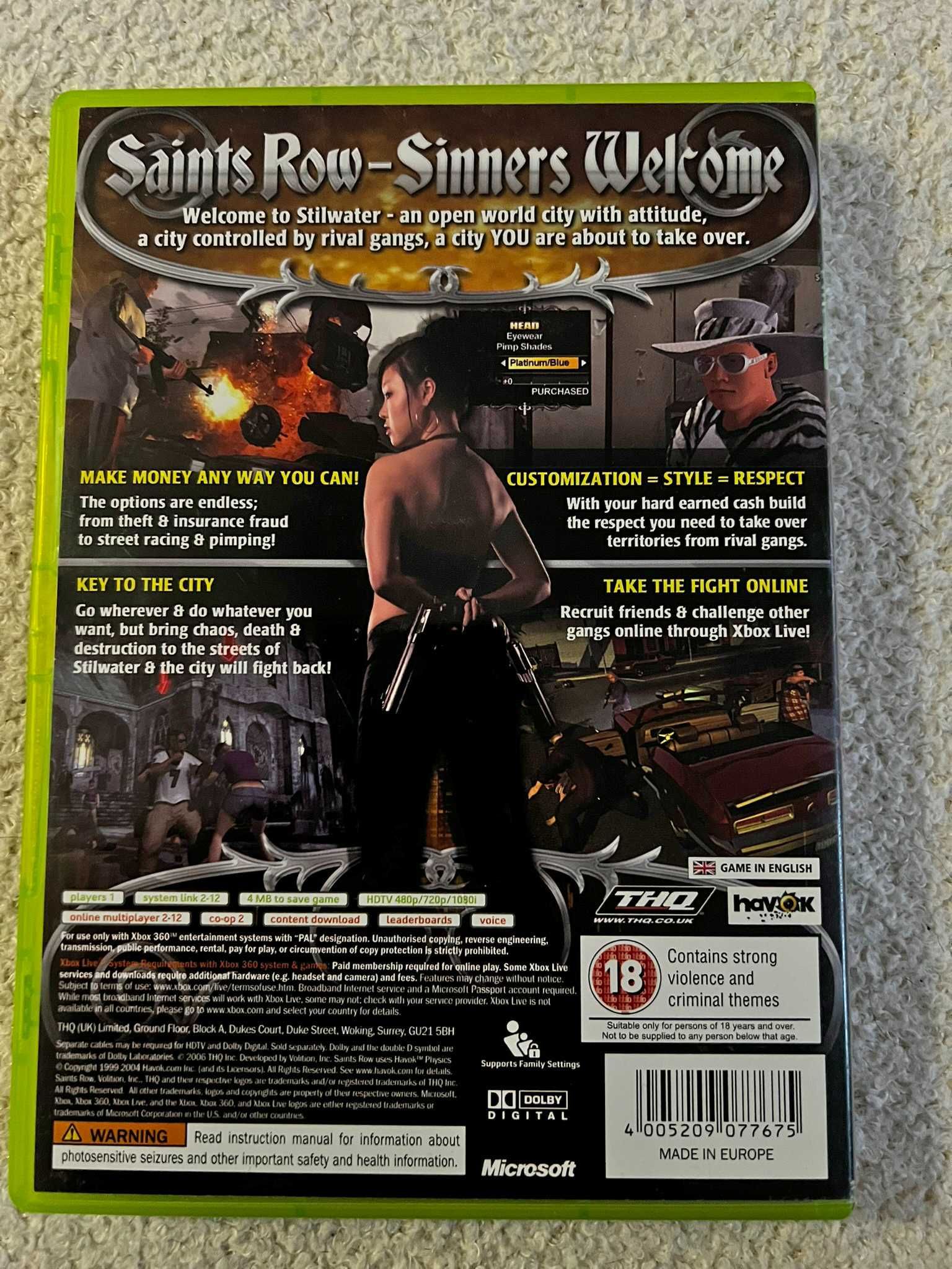 Saints Row Xbox 360