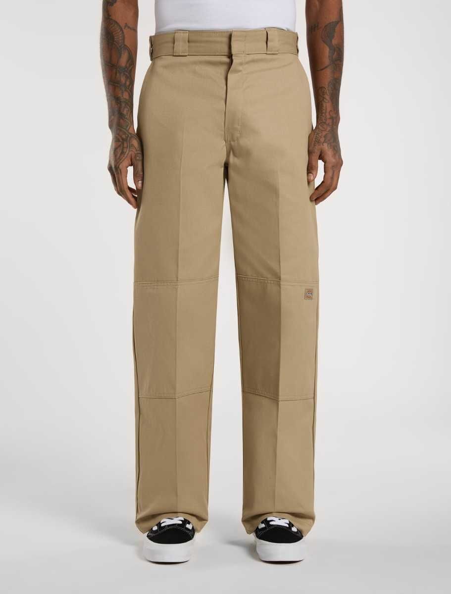 Dickies Loose Fit 33x32 Double Knee чоловічі колір бежевий прямий крой