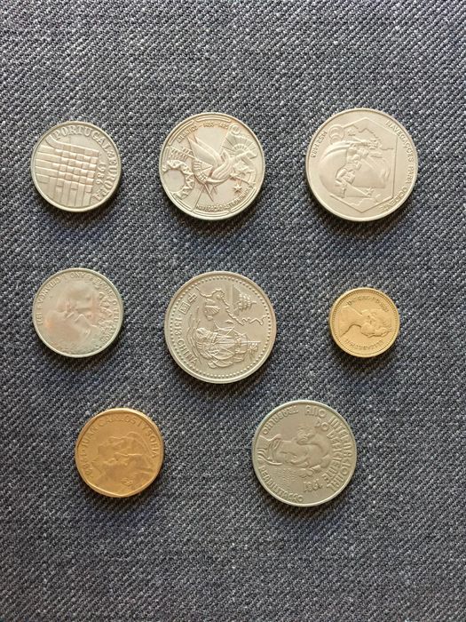 Moedas antigas de colecção