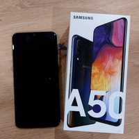 Smartfon Samsung Galaxy A50 czarny kartonik etui 4 GB/128 GB jak Nowy