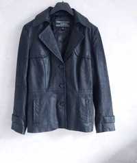 Жіноча шкіряна куртка WS leather UK12 46р., чорна, жакет, шкіра