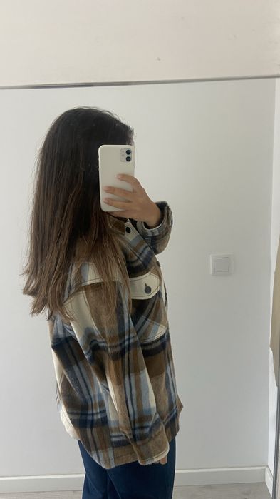 Casaco xadrez da Zara