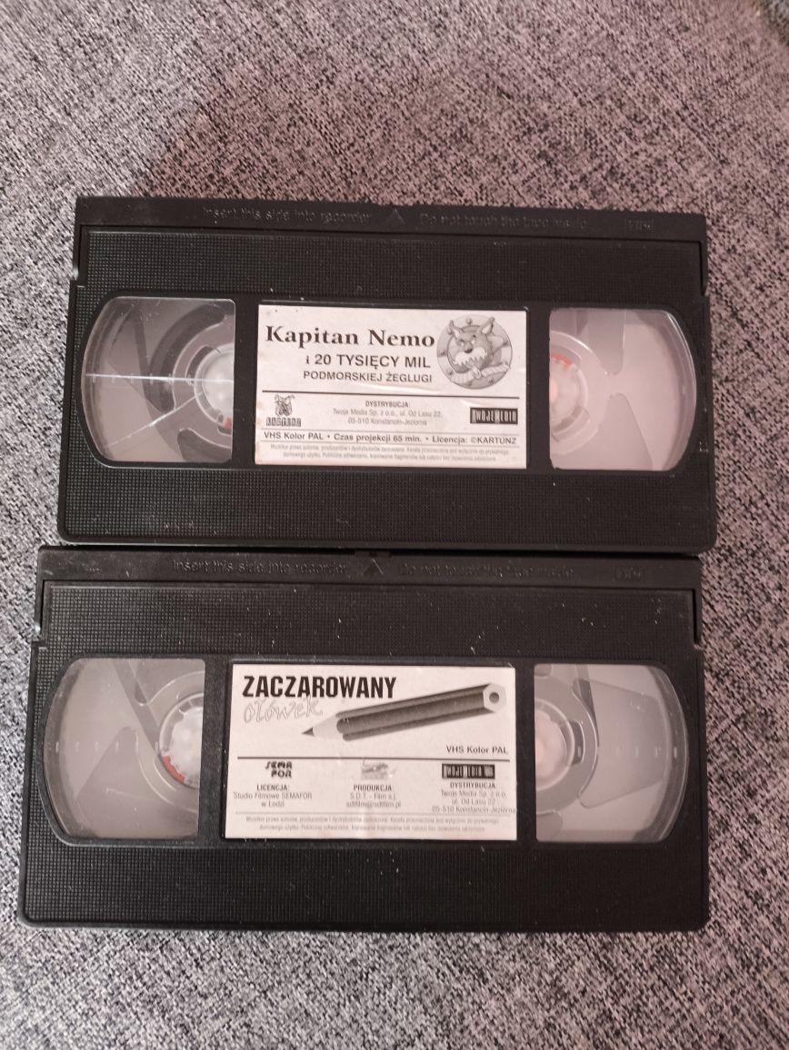 Kasety VHS 2 bajki