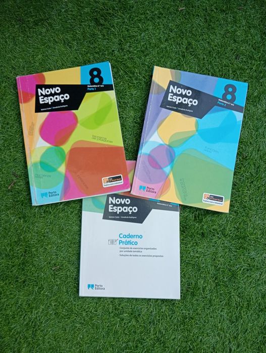 Novo Espaço 8ano, parte 1 e 2 + livro de fichas