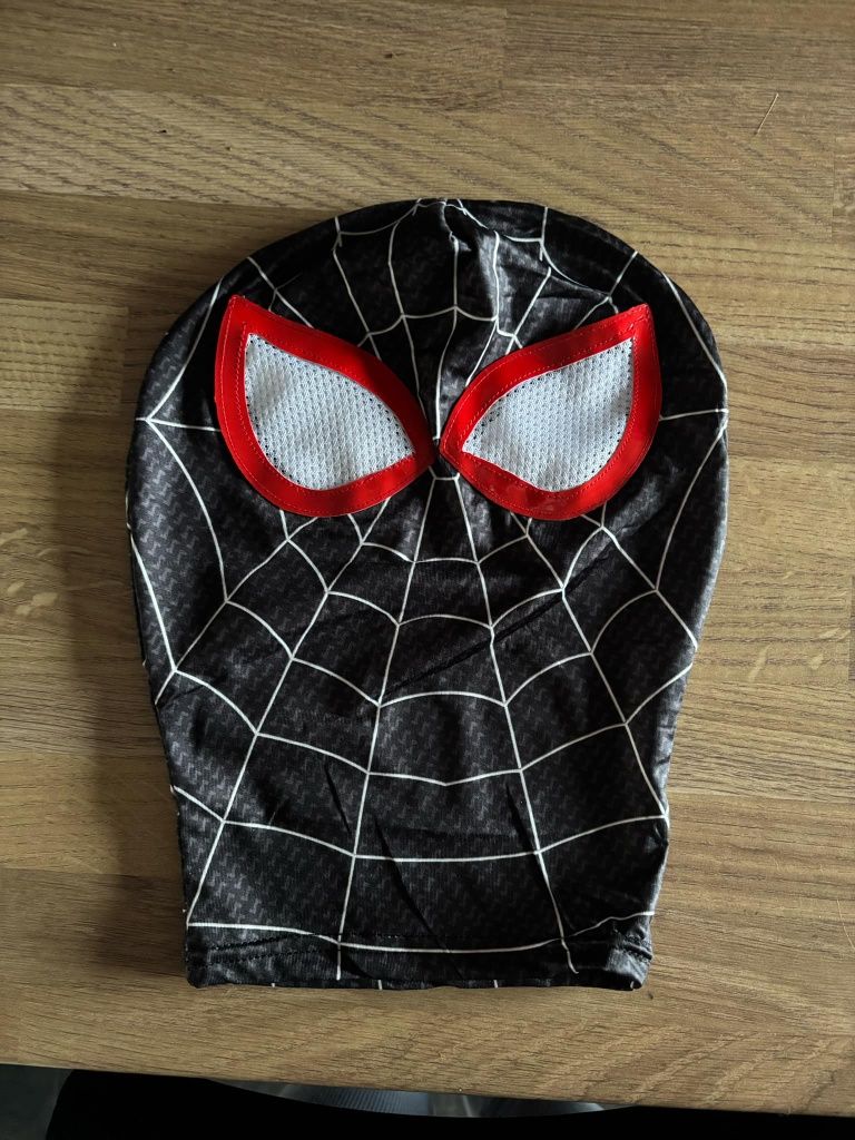 Strój kostium przebranie Spider-Man spiderman czarny 140cm