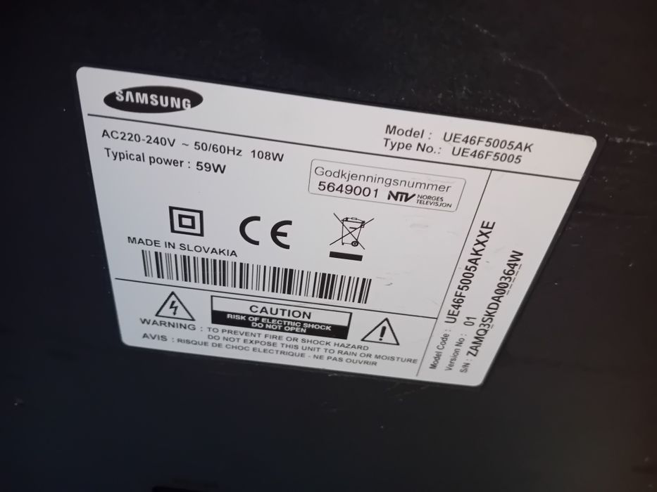 Sprzedam telewizor samsung 46cali  led