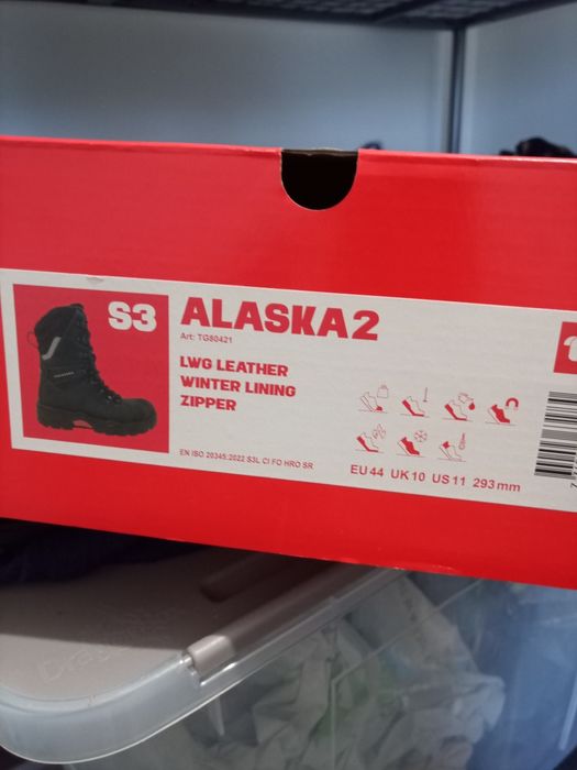 Buty robocze zimowe toe guard alaska 2