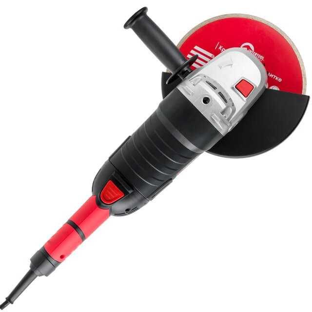 Шлифмашина угловая, 2400 Вт, 230 мм, 6300 об/мин INTERTOOL WT-0228