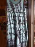 Sukienka kolor czarny-niebieski-napisy -na ramiączkach r.44/46 XL/XXL
