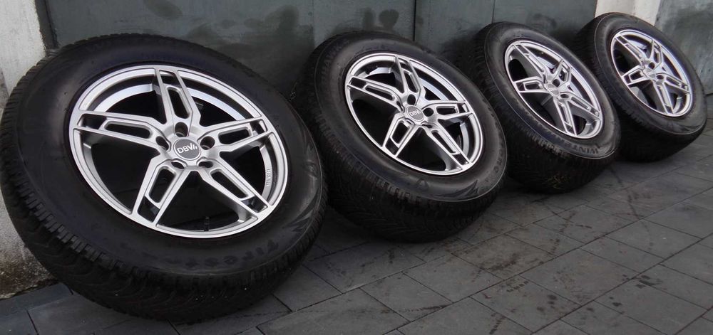 Alufelgi 17 cali 5x108 Ford, Volvo, Citroen, Opel, opony zimowe 6,8mm