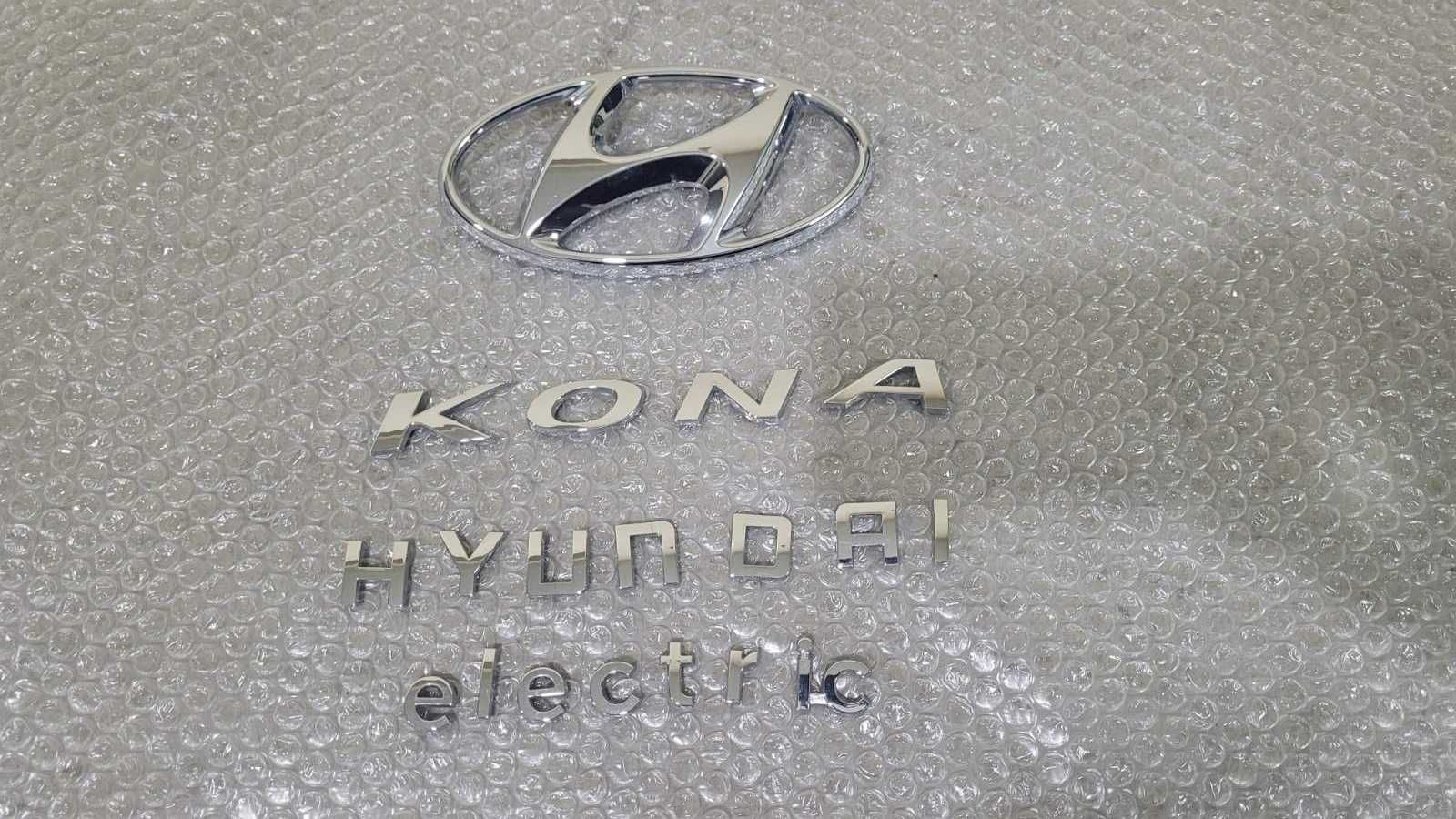 Спойлер, накладка багажника, эмблемы Hyundai Kona, Хюндай Кона