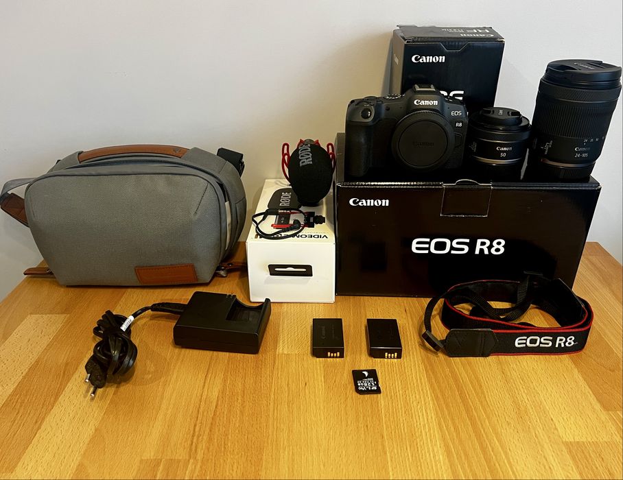 Canon EOS R8 Zestaw - gwarncja do 06.2026