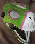 Dino maska furry fursuit Mattel orginal
