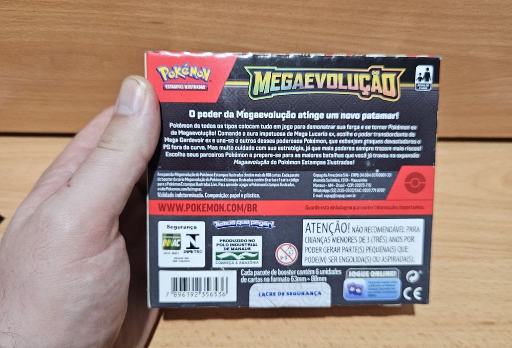 Pokémon mega evolução booster box selada original