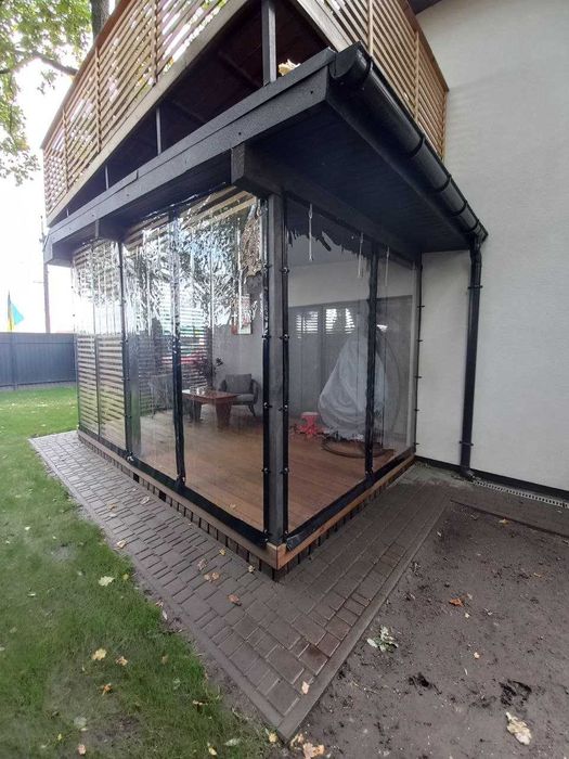 М'які вікна для альтанки, тераси