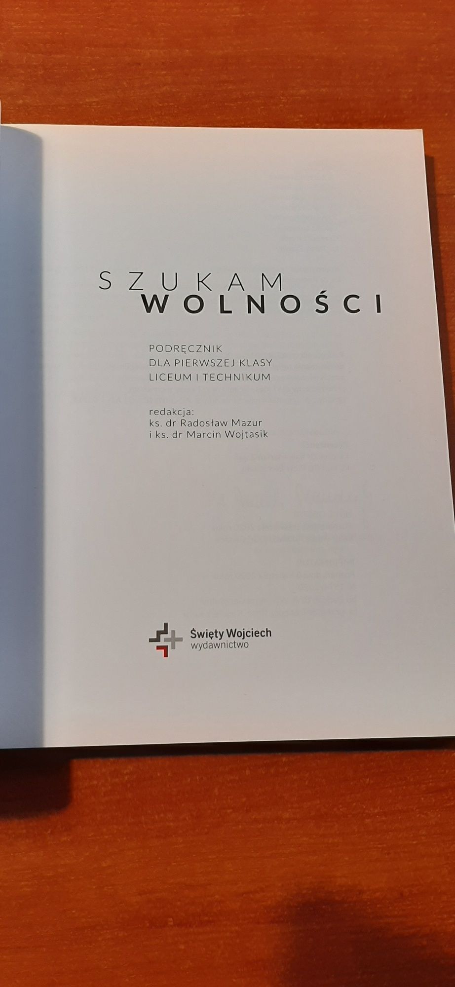 Podręcznik do religii kl.1 liceum i technikum