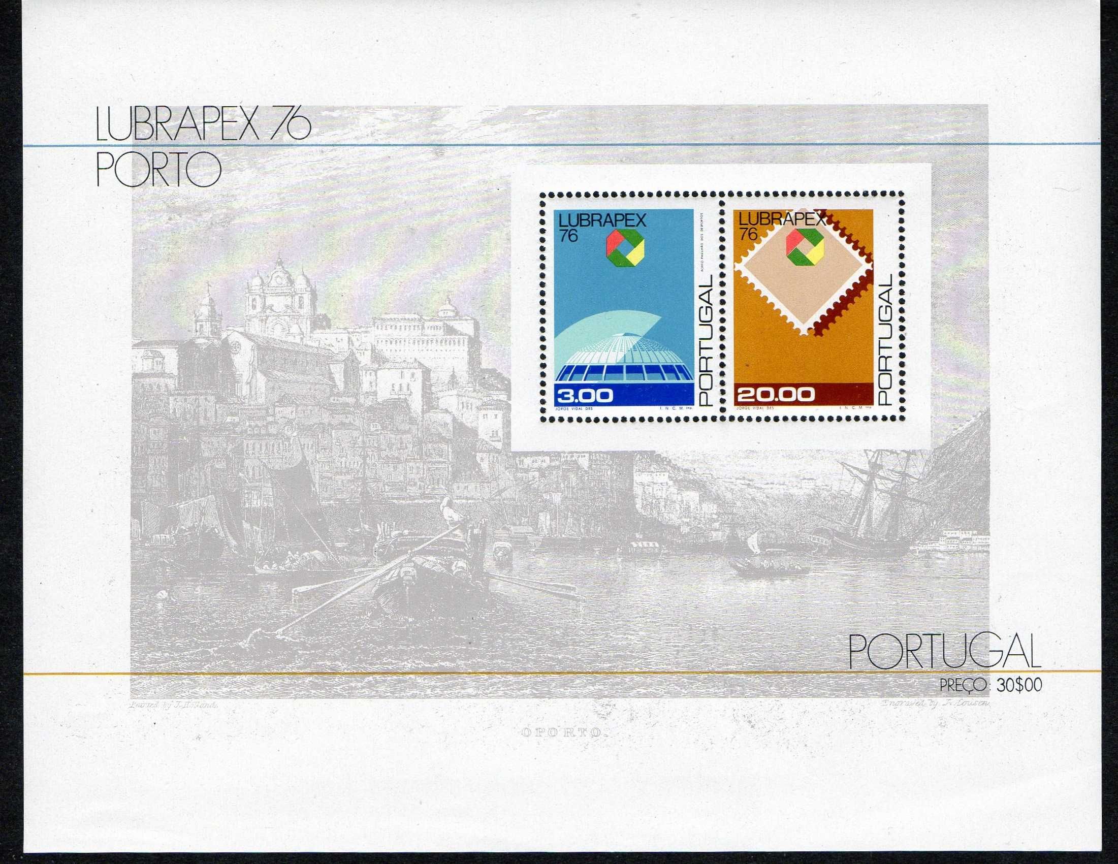 Selos Portugal 1976 - Bloco Novo MNH Nº19