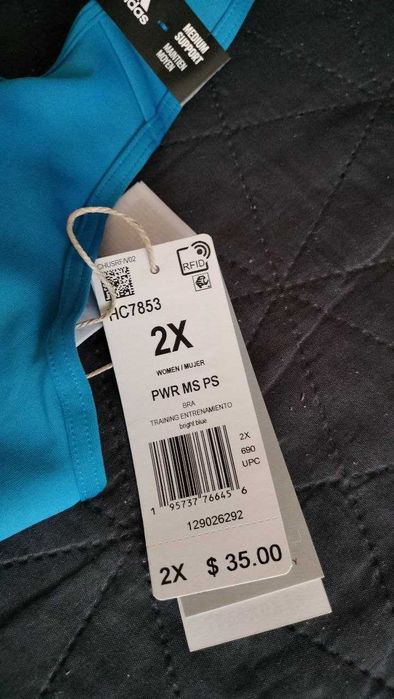 Спортивний жіночий топ Adidas 2X оригінал