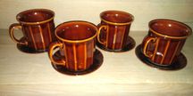 Kubek porcelit Pruszków PRL spodek gratis stary
