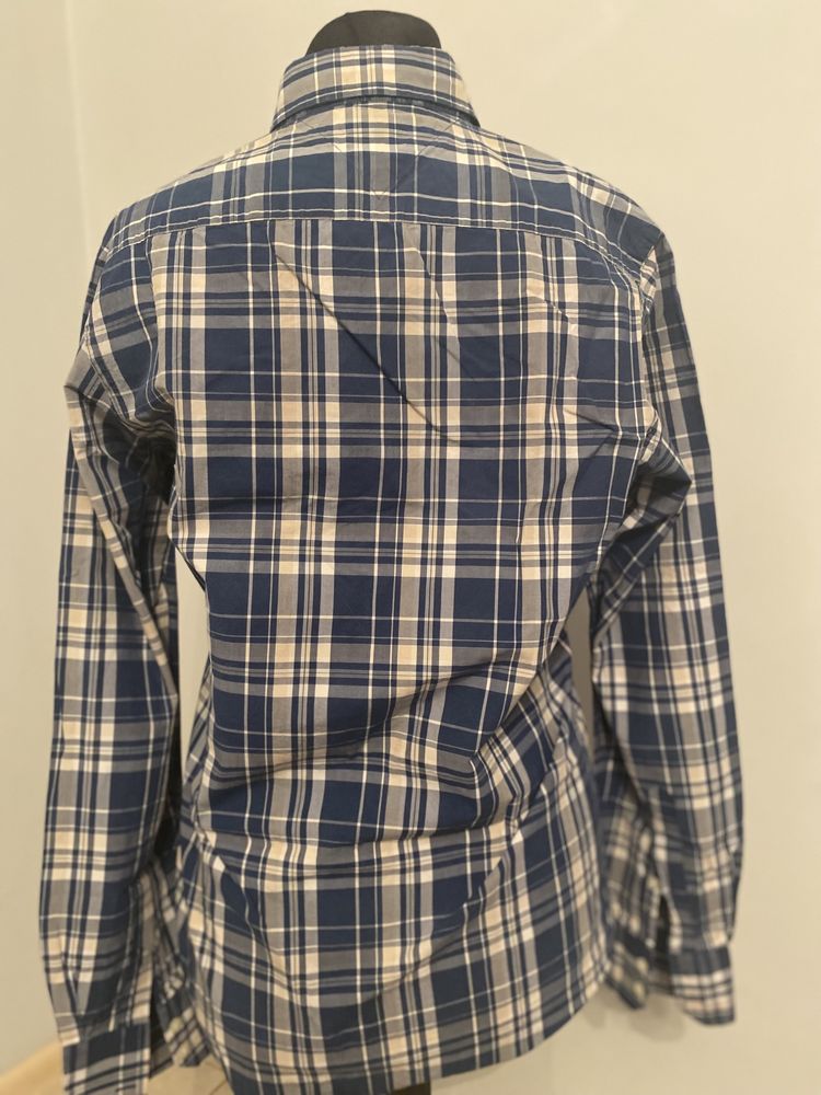 Tommy Hilfiger męska koszula w kratkę r. S jak nowa