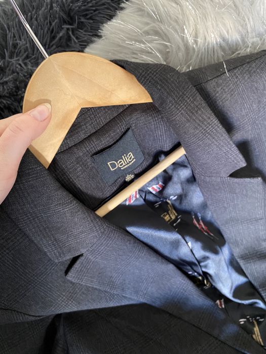 Dalia luksusowa marynarka żakiet 40 L krata TK Maxx
