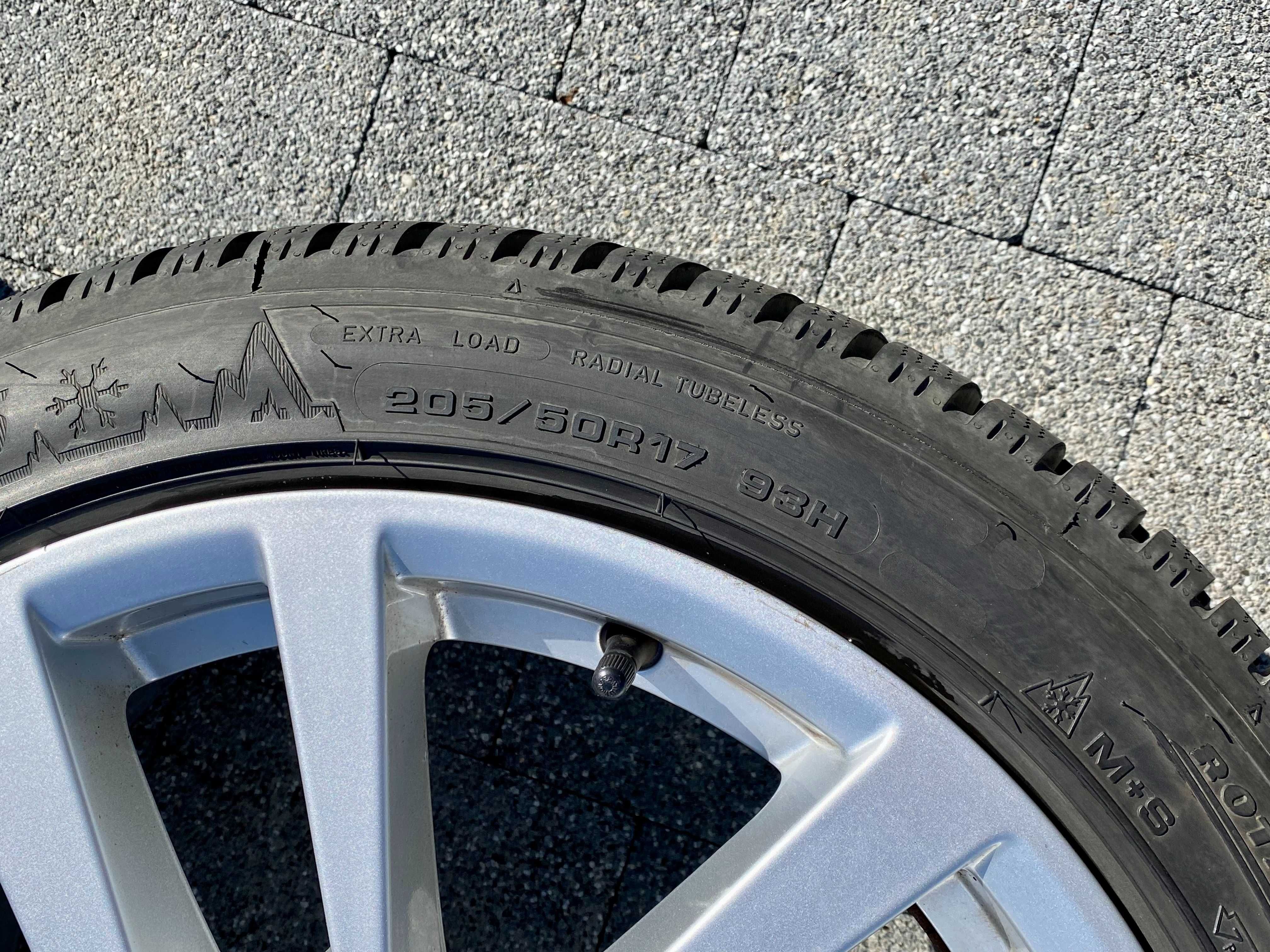 Alufelgi AUDI 5X112 17 7,5Jx17H ET 51 Oryginalne jak nowe plus opony