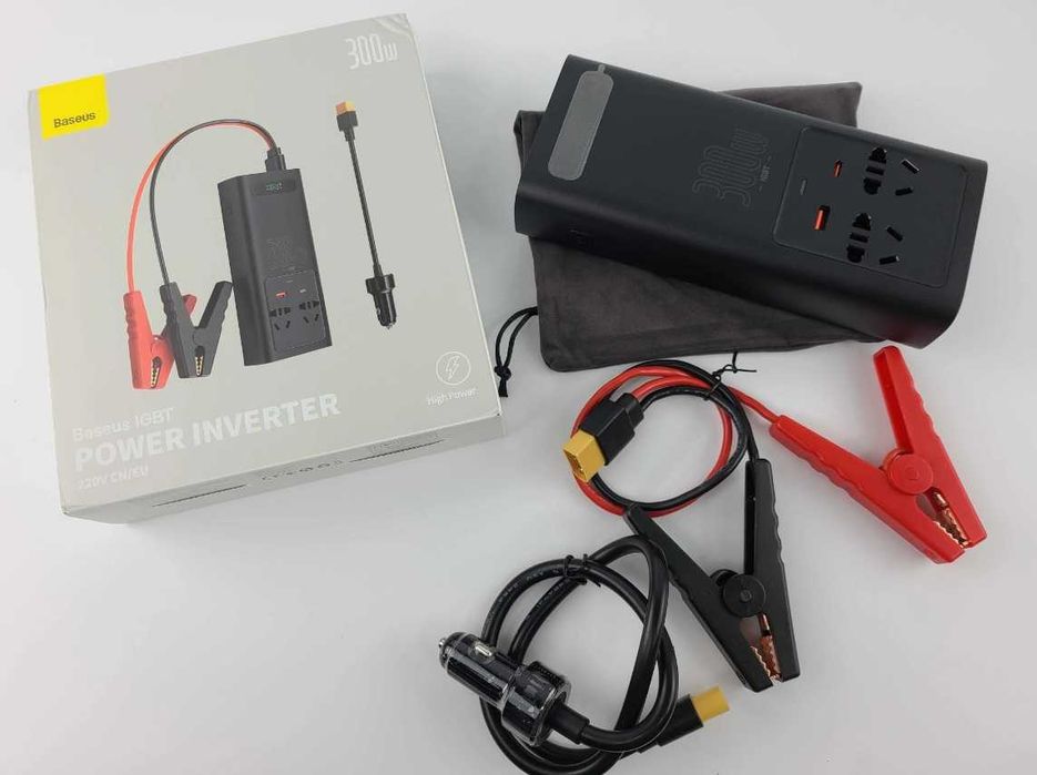 Автомобільний інвертор Baseus IGBT Power Inverter 300W инвертор