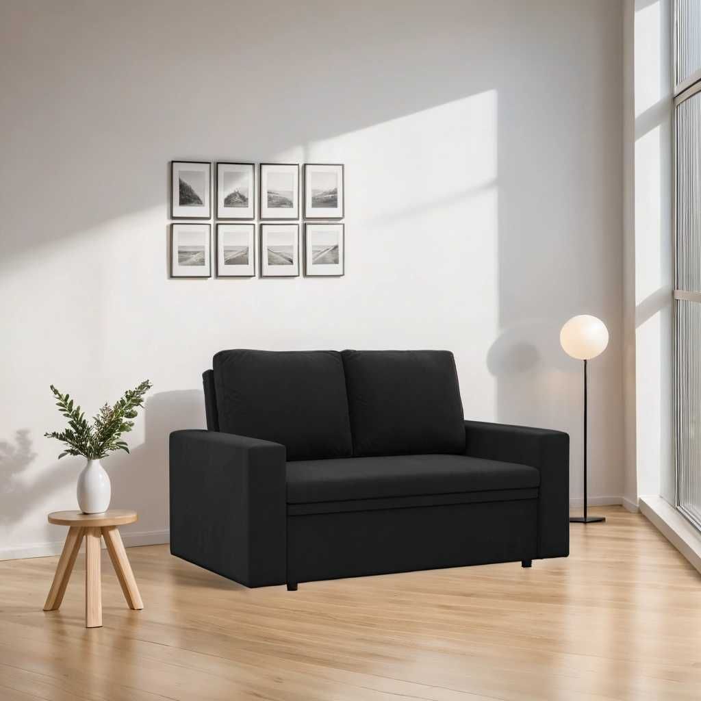 Sofa 2-osobowa z Funkcją Spania Rozkładana Pojemnik Funkcjonalna Neo