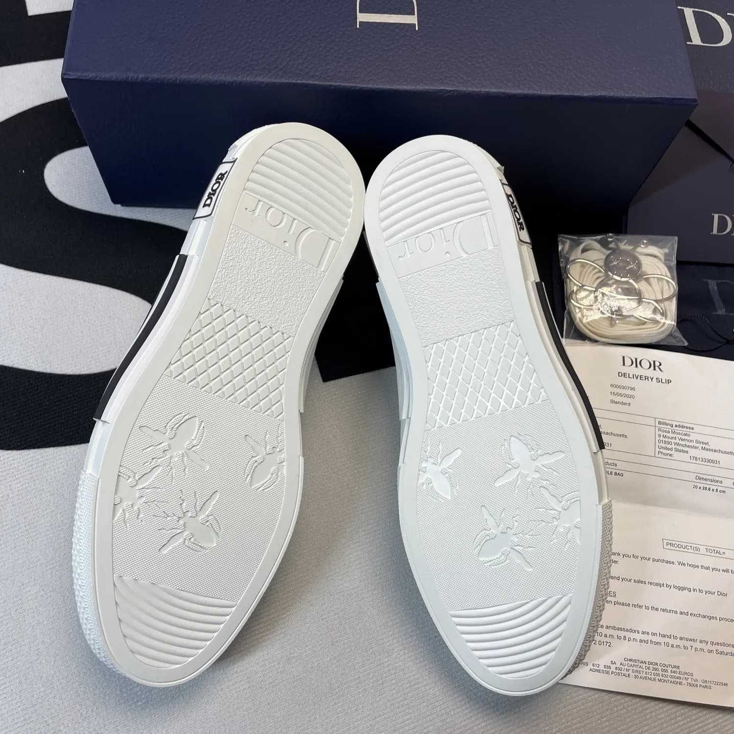 Buty Dior Low-Top White Oblique Canvas (35-46)