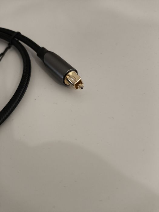 Cabo de áudio óptico digital toslink