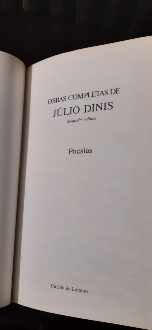 Coleção "Obras Completas de Júlio Dinis"