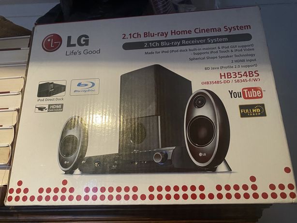 LG Sistema de Home Cinema Blu-Ray 2.1ch de 300W