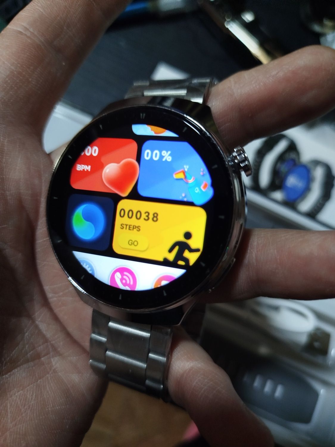 Смарт часы GT4 pro. NFC,GPS, Amole,