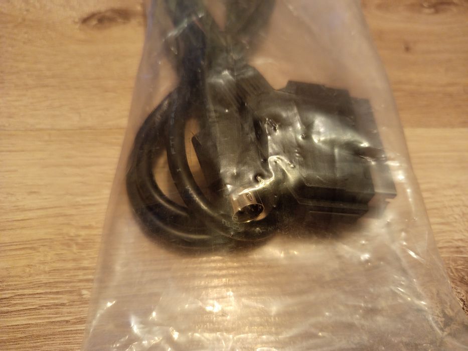 Kabel mini din 9 - Scart (Euro). Nowy