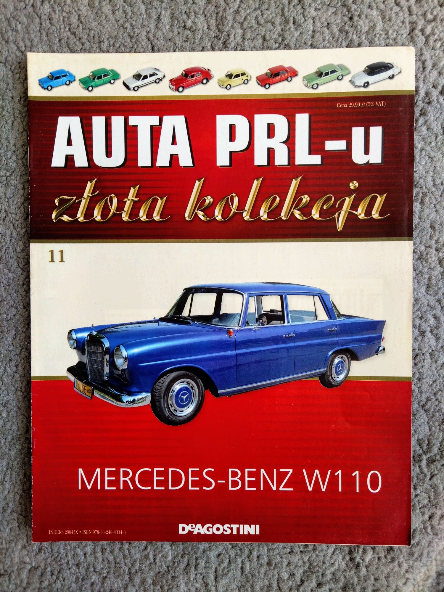 Kultowe Auta PRL Złota Kolekcja nr 11 - Mercedes Benz W 110