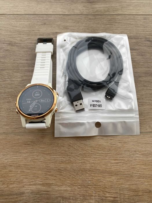 Garmin Fenix 5S Plus Sapphire | NFC, Карти, WIFI | Як новий | Гарантія