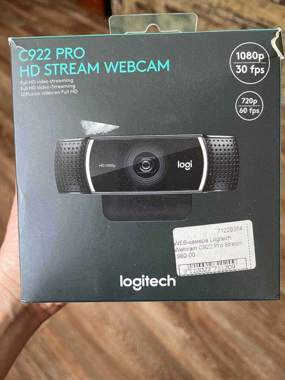 Вебкамера Logitech C922 pro stream HD