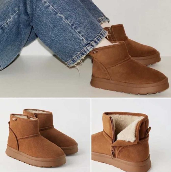 Дитячі зимові ботинки сапоги Зара 32 р Zara ботинки хутро