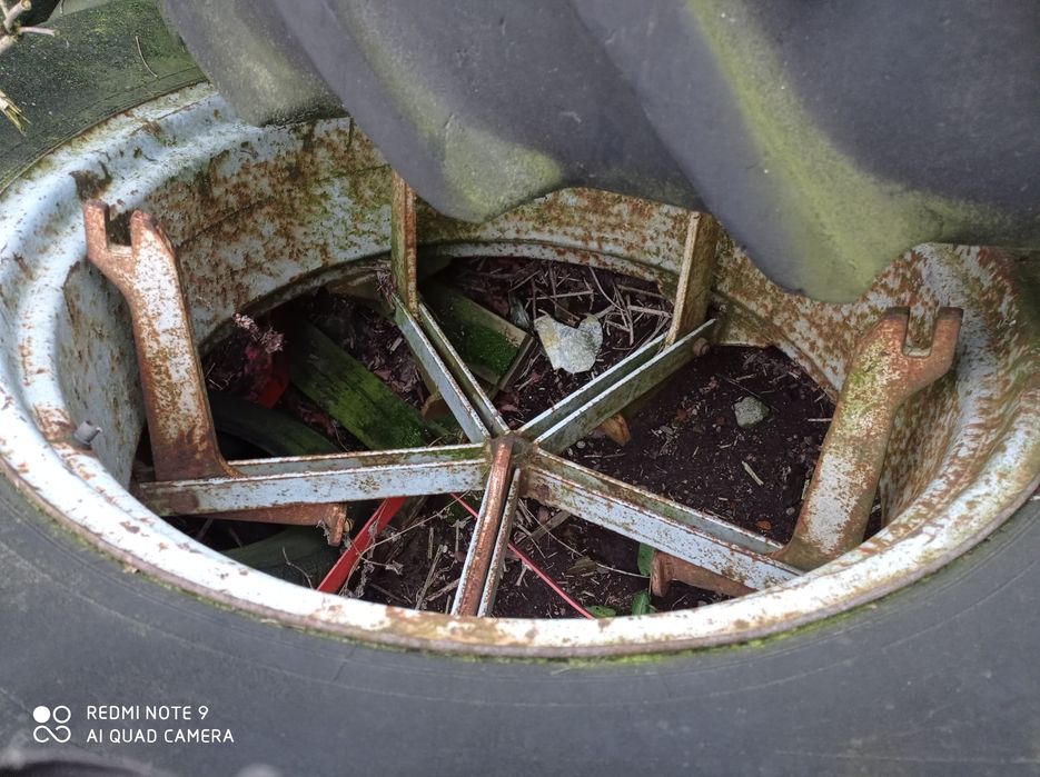 Koła koło bliźniacze szybko złącza 16,9/34