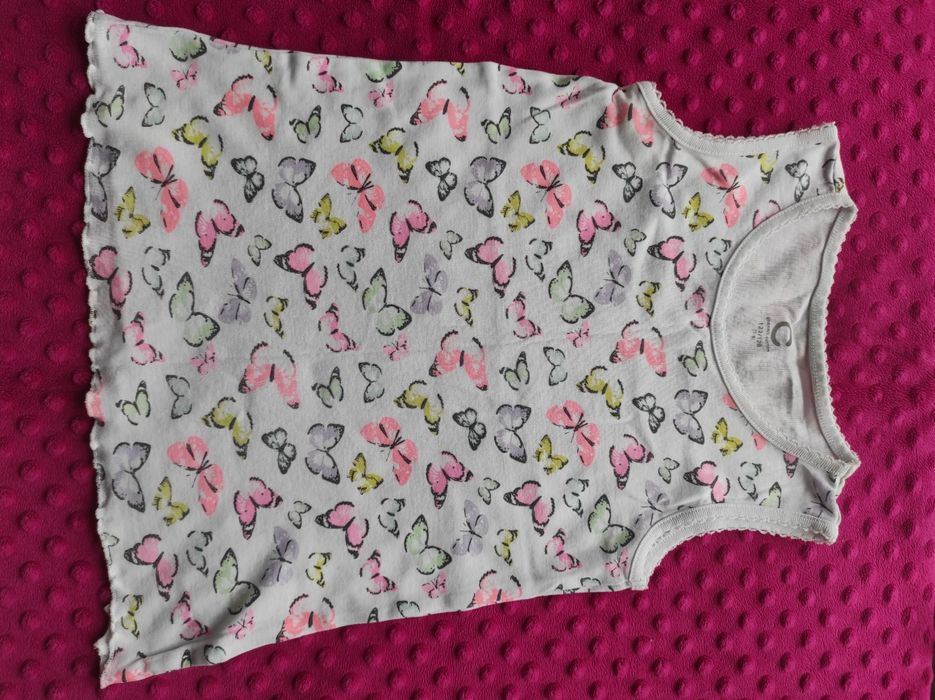 Dwie podkoszulki dziewczęce r. 122/128, H&M