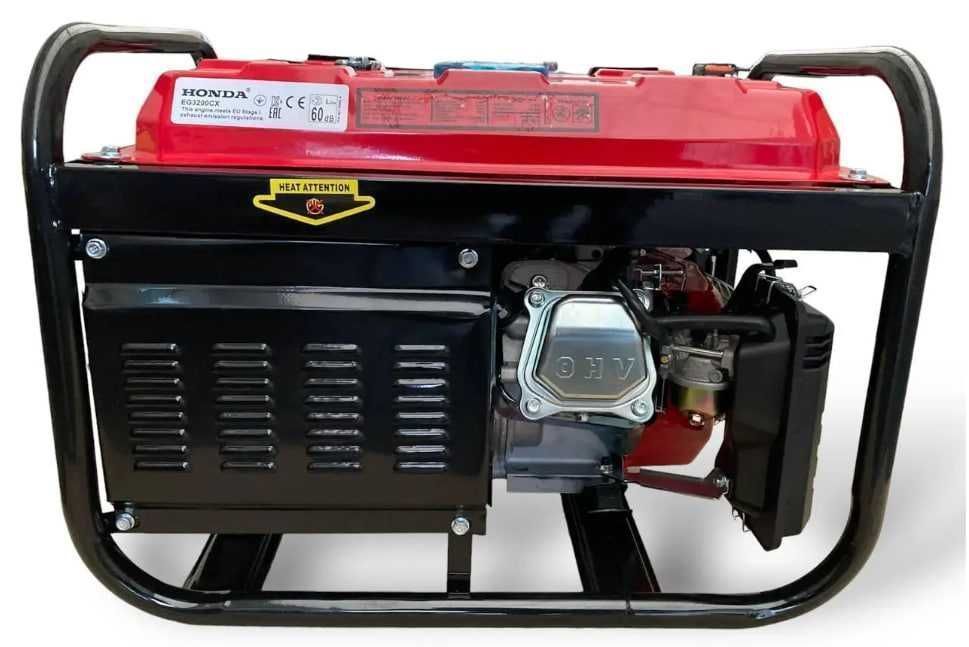 Генератор бензиновый HONDA EG3200CX (3.2 КВТ) ручной стартер 4-тактный