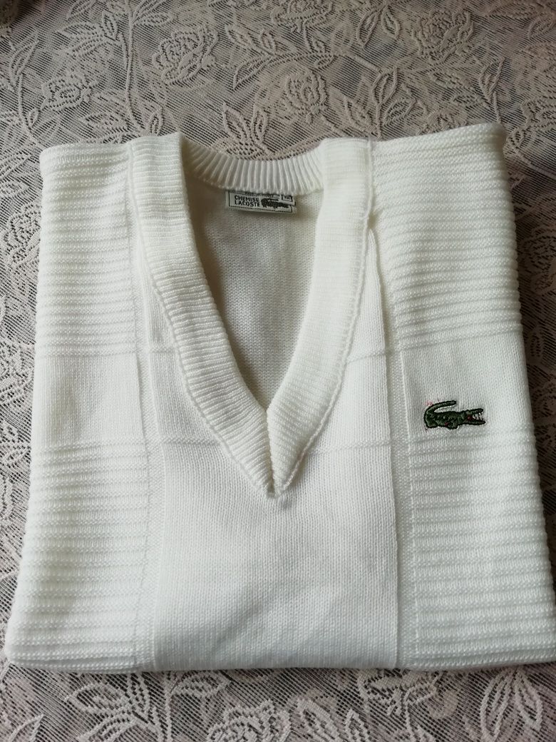 Lacoste kamizelka vintage roz M