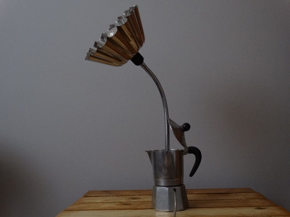 Oryginalna lampa lampka hand made z dzbanka dzbanek czajnik foremka