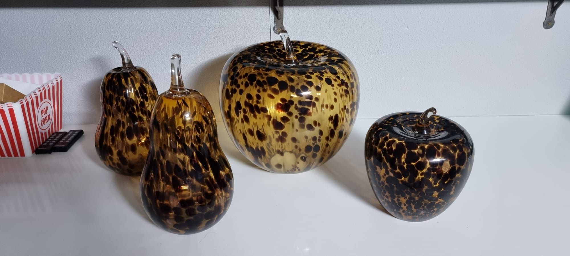Conjunto de Elegantes Peças Decorativas em vidro