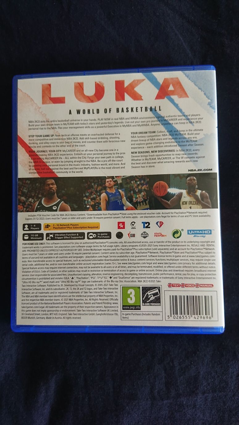 Jogo NBA 2K22 - PS5