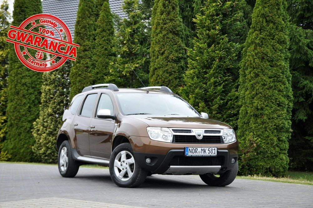 Dacia Duster 1.6i(105KM)*Klimatyzacja*Skóry*Parktronik*Reling*I Wł*Alu16"ASO Dacia