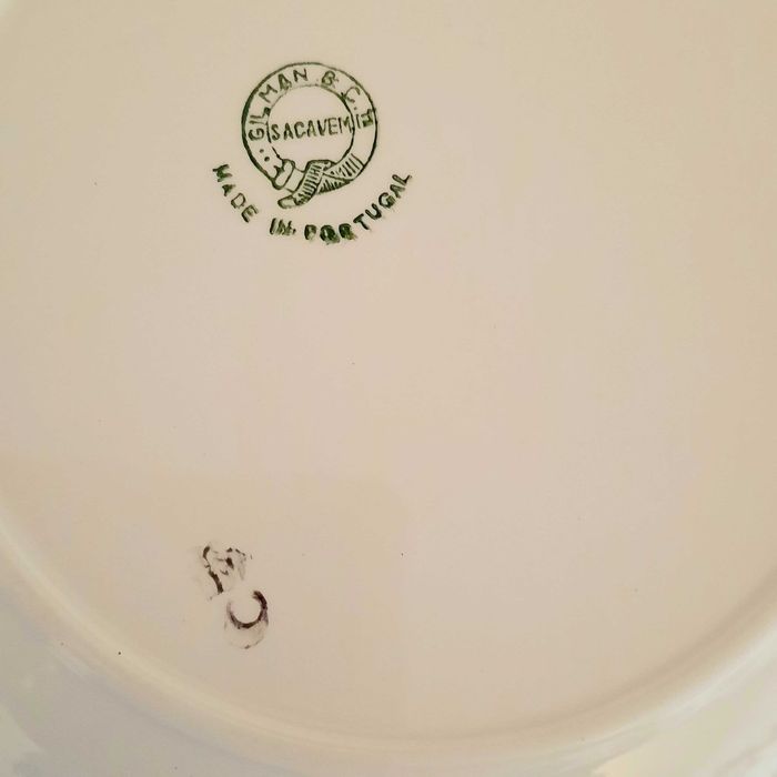 Jogo de jantar vintage da fábrica Sacavem Gilman